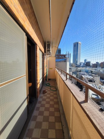 永谷リヴェール新宿のバルコニー