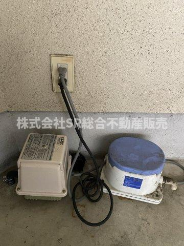 六万寺町1丁目中古戸建の設備|現状は個別浄化槽です。