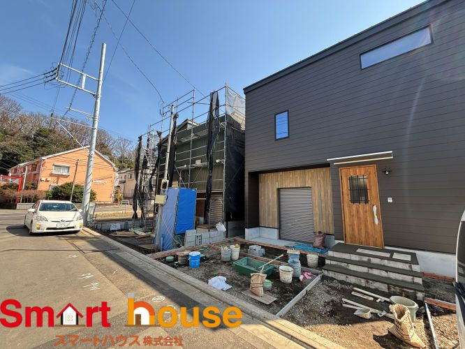 相模原市中央区上溝　新築１棟の前面道路含む現地写真