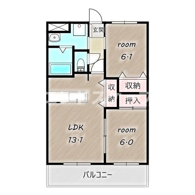 プレステージ中居の間取り|高崎、前橋のお部屋探しはエンドスケープまで！お客様の理想お聞かせ下さい♪