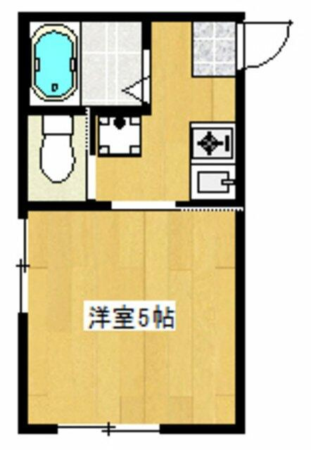 1Ｋの間取です☆