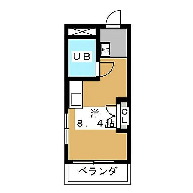 クローゼット付きのお部屋です