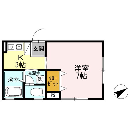 コーポグリーンヒルの間取り