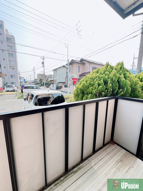 メゾン アンソレイエのバルコニー