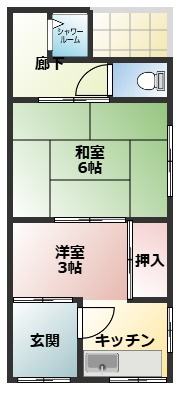 西口文化の間取り