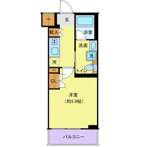 クレヴィスタ横浜鶴見の間取り