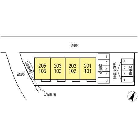 Orto Sole（オルト ソレ）の区画図