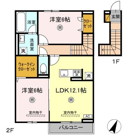 Orto Sole（オルト ソレ）の間取り