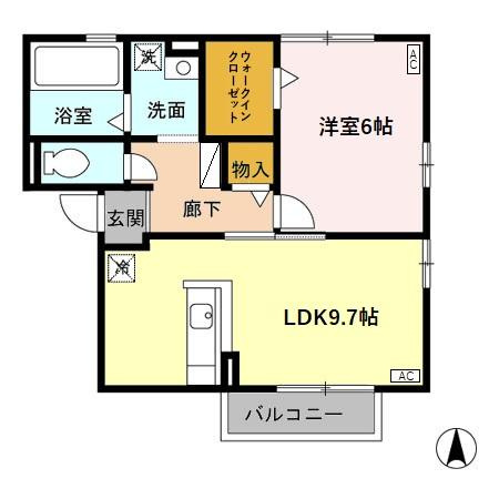 アクアマリン　Ｃの間取り