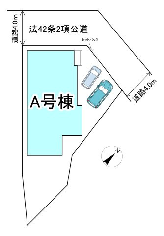 【今からご案内可能】豊明市栄町西大根　全1棟の区画図|全体区画数｜全1棟
◆駐車2台可能！(但し、車種による)
◆角地
◆前面道路車通り少ない閑静な住宅街です。
◎まずは、お気軽にお問い合わせください。現地を案内しながら周辺環境も見て頂けます。　　　　　