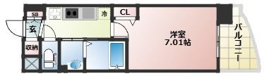 Luxe姫路の間取り