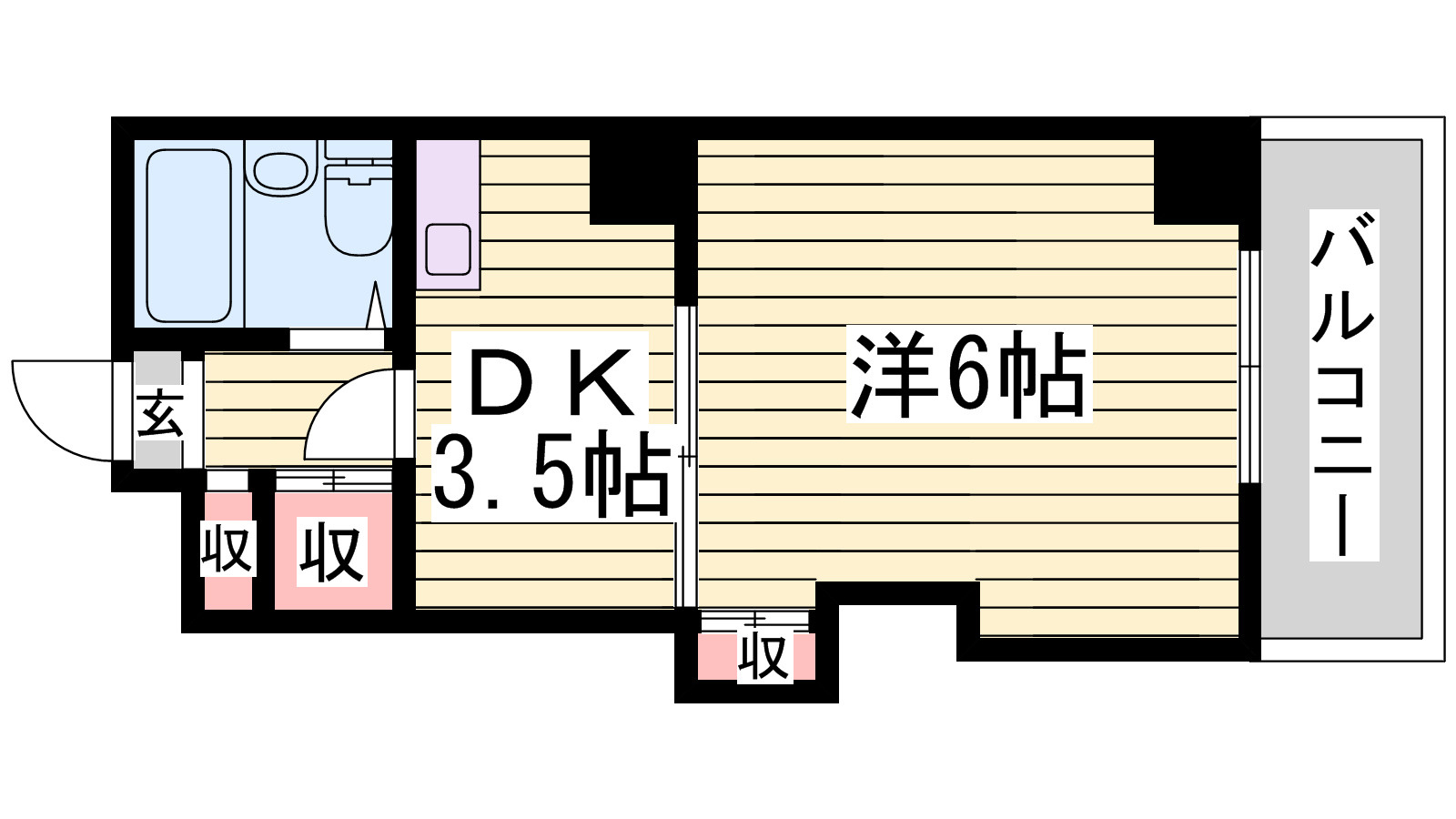 ベルトピア手柄Ⅱの間取り