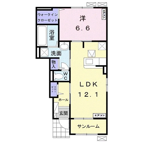 フローレスの間取り