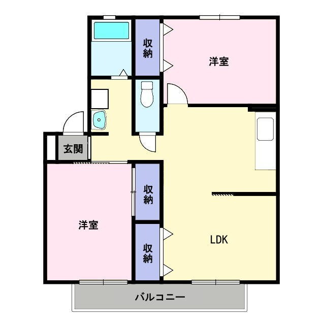 スルースM.Aの間取り|反転タイプあり