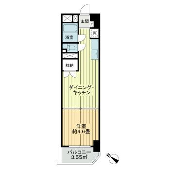 カーサ蔵前の間取り