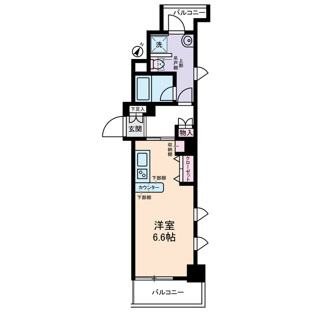 クオーレ西新宿の間取り