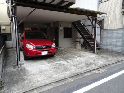 【外観】 | プチハイムグリーン駐車場 | 屋根御座います◎