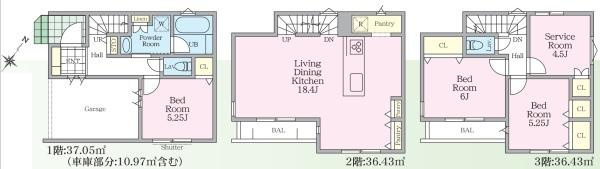 横浜市戸塚区戸塚町の新築一戸建