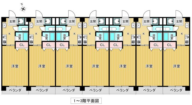 サンパティークマンションの間取り