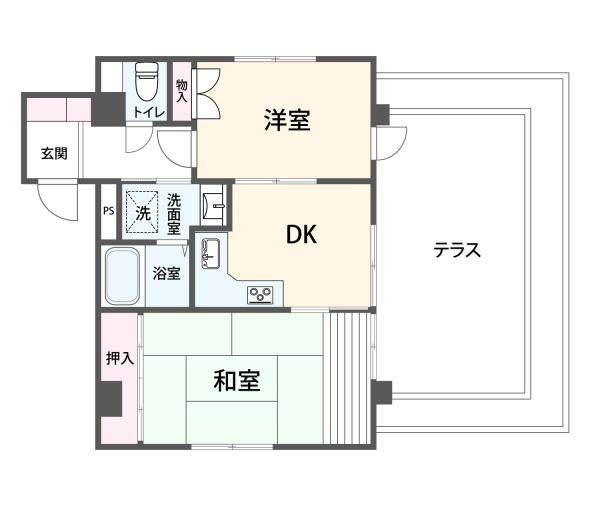エスペランサ鴨居の間取り