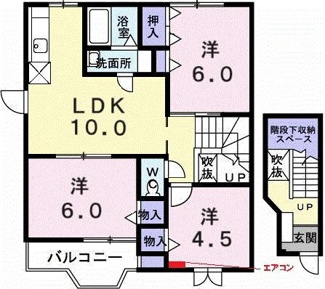 【間取り】 | Ｗｏｏｄ　Ｐａｒｋ　Ｎ　Ａ
