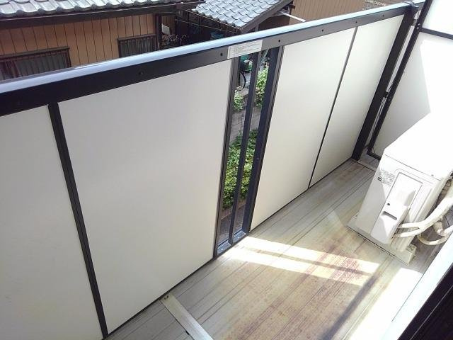 カーサエテルノＡのバルコニー