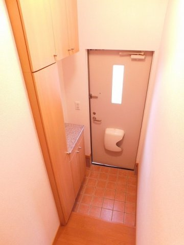 リジェール　プラースＢの玄関