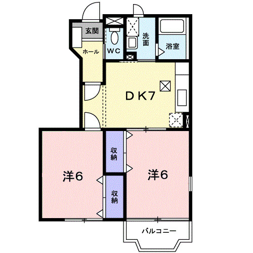 グランアムールの間取り