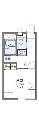 レオパレスａｂｕｅｌａの間取り
