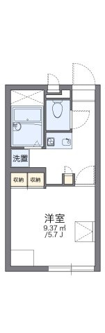 レオパレスＪＡＭⅡの間取り