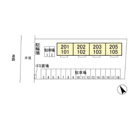 ウィット デセールの区画図