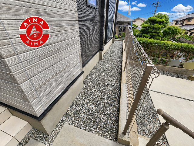 那珂川市片縄西5丁目第3-1棟（1号棟）の外観|お庭で自由な時間を過ごせます。
