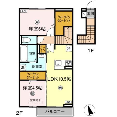 (仮称)D-ROOMシリウスアークの間取り