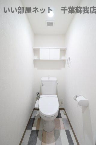 ファーストレジデンスおゆみ野のトイレ|ゆったりとした空間のトイレです