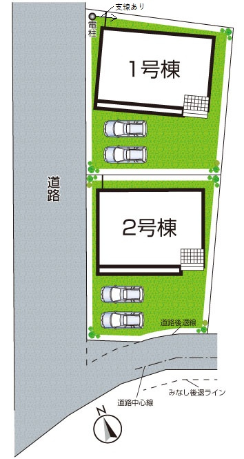 姫路市別所町小林　第6期　新築一戸建ての区画図|全2区画