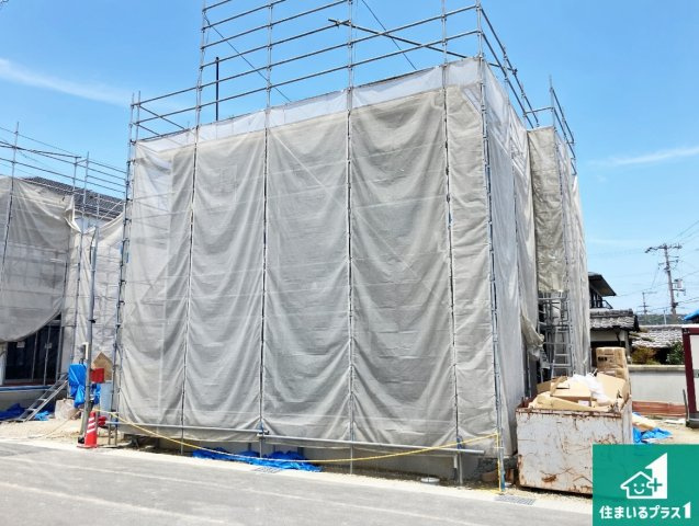 姫路市別所町小林　第6期　新築一戸建ての外観|周辺は落ち着いた街並みの住宅地！子育てがしやすい住環境です！まだ未完成ですが、現地でしかわからない事もございます。是非一度ご覧ください。