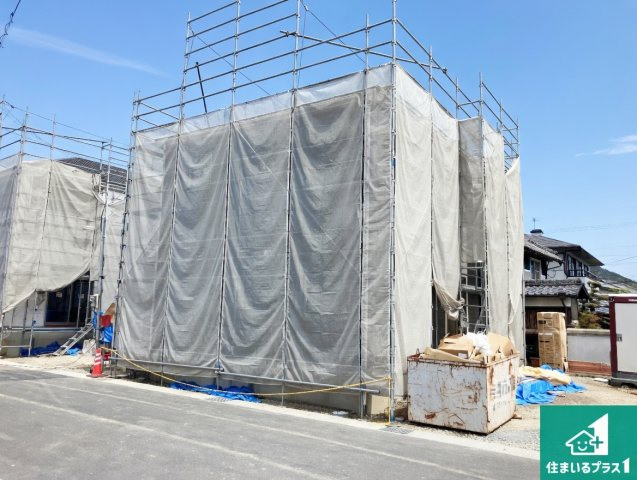 姫路市別所町小林　第6期　新築一戸建ての外観|周辺は落ち着いた街並みの住宅地！子育てがしやすい住環境です！まだ未完成ですが、現地でしかわからない事もございます。是非一度ご覧ください。