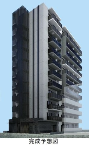 平塚市八重咲町の賃貸マンションの外観|パース画像