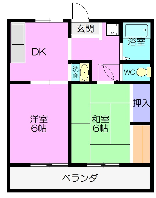 エクセレントハイツＡの間取り