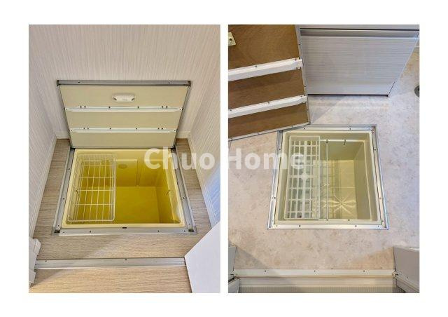 江東区亀戸7丁目中古住宅の収納|床下収納