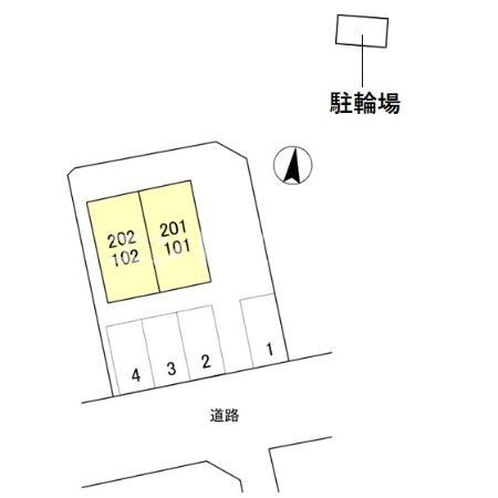 メゾンポアロの区画図|高崎、前橋のお部屋探しはエンドスケープまで！お客様の理想お聞かせ下さい♪