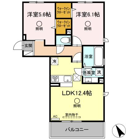 ザ　サンハート八代の間取り
