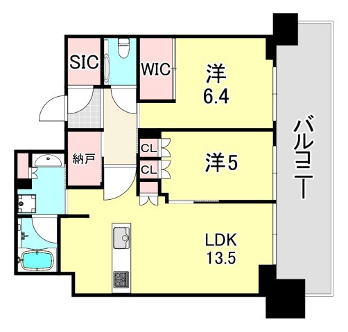 ベイシティタワーズ神戸WESTの間取り