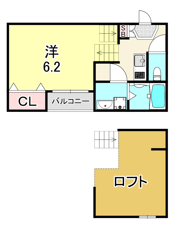 Prestige三宮東の間取り