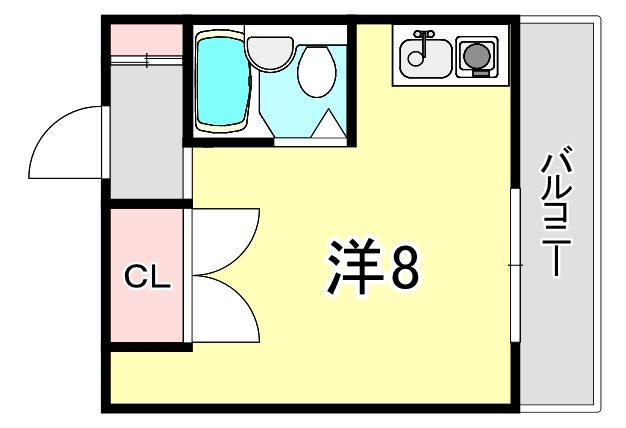 ルーブル西灘の間取り