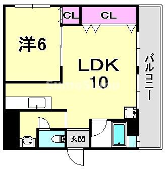 グランドハイツ浜甲子園の間取り