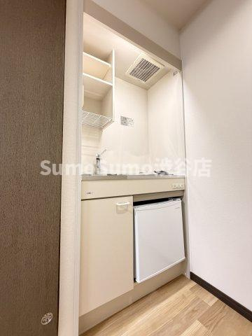 T's garden都立大学Ⅱのキッチン|コンパクトなキッチンで掃除もラクラク