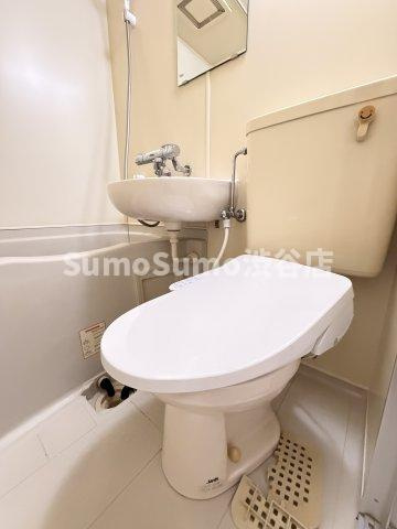 T's garden都立大学Ⅱのトイレ|ゆったりとした空間のトイレです