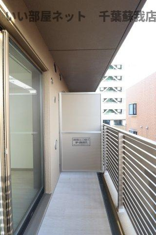 ファーストレジデンスおゆみ野のバルコニー|開放的で明るい空間を演出してくれるバルコニーです