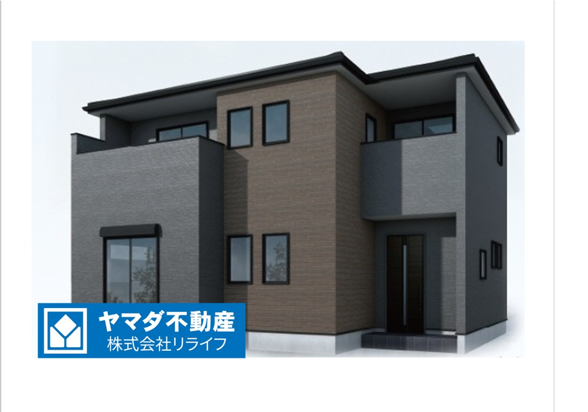 リーブルガーデン　一宮市小信中島第２　全２区画分譲の外観|■２号棟
■YAMADA電機の　ヤマダ不動産　株式会社リライフ　一宮店■
省エネ・耐震性◎の一建設の家。　
日本の風土に調和する木造軸組工法。フラット３５はＳＡを取得！１０年間の金利優遇あり！　